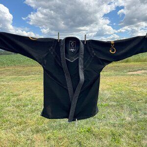 Origin Pearl Weave Black DNA Gi size A2 with 34" x 30" Pro Pants